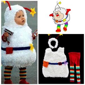 Rainbow Brite Twink Costume‎ Halloween Outfit Toddler Kids Cosplay